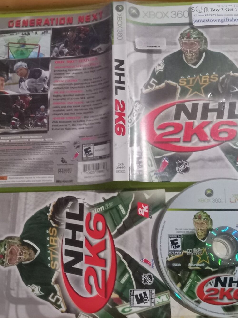 NHL 2K6 Hockey 2006 Tested Xbox 360 Video Game